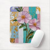 Floral Delight Notebook Mousepad (Mit Mouse)