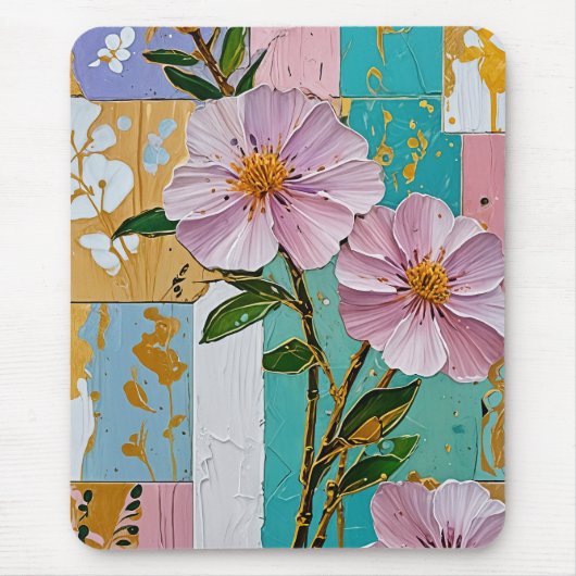 Floral Delight Notebook Mousepad (Vorne)
