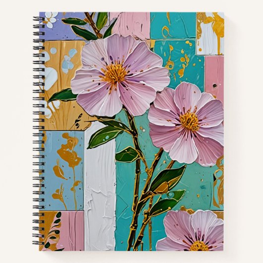 Floral Delight Notebook Notizblock (Vorderseite)