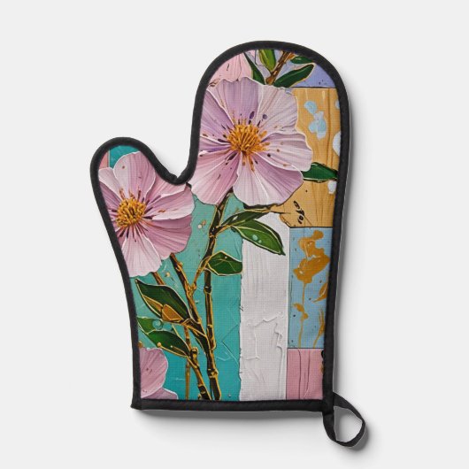 Floral Delight Notebook Ofenhandschuh (Vorderseite)