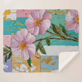 Floral Delight Notebook Sherpadecke (Vorderseite (Horizontal))