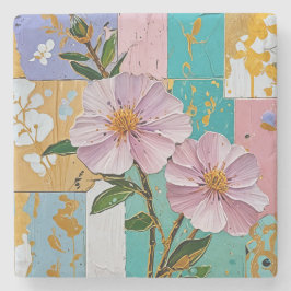 Floral Delight Notebook Steinuntersetzer