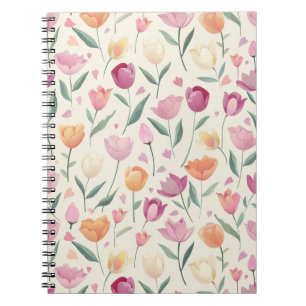 Floral Delight Pattern Notizblock