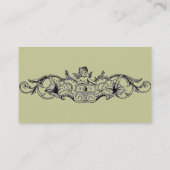 Floral Design Business Card Visitenkarte (Rückseite)