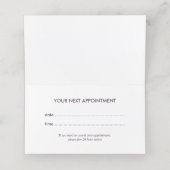 Floral Design Events Appointment Card Terminkarte (Innenseite Aufgefaltet)