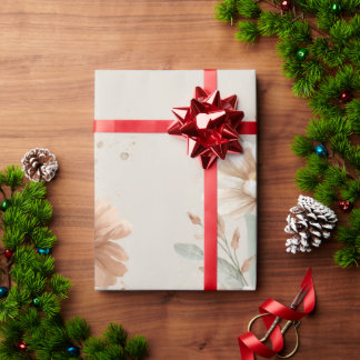 floral design geschenkpapier