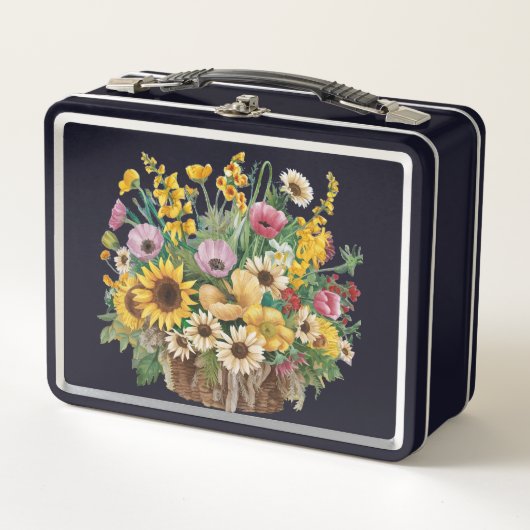 Floral design lunchbox (Vorderseite)