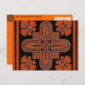 Floral Design Postkarte (Vorne/Hinten)