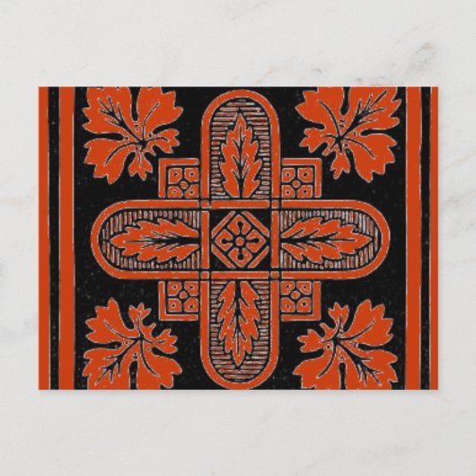 Floral Design Postkarte (Vorderseite)