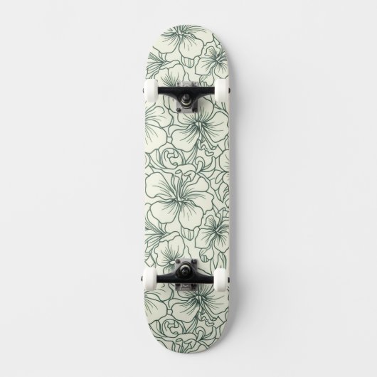 Floral design Skateboard (Vorderseite)