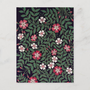 Floral Design von J. Owen, 1863 Postkarte