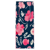 Floral Design Wine Bag Geschenktüte Für Weinflaschen (Rückseite)