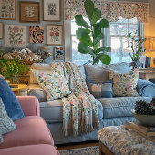 Floral Designer Throw Blanket - Home Decor Gifts  Decke