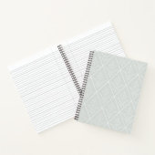 Floral Diamond-Notebook Notizblock (Innenseite)