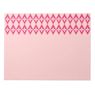 Floral Diamonds Notizblock