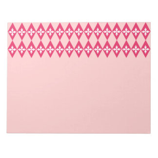 Floral Diamonds Notizblock