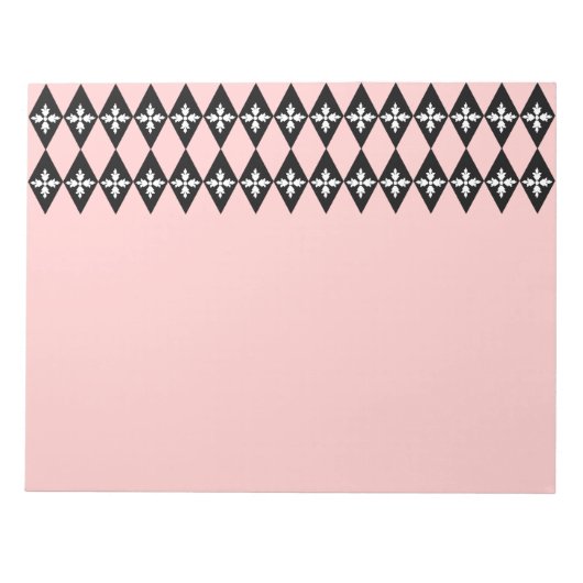 Floral Diamonds Notizblock (Vorderseite)