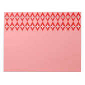 Floral Diamonds Notizblock (Vorderseite)