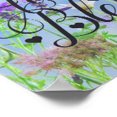 Floral - Diese Zuhause ist gesegnet Poster (Ecke)