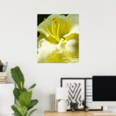 Floral Digital Art Poster (Heimbüro)