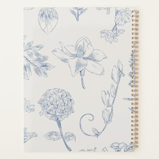 Floral Digital Notebook – “Believe in Yourself” Planer (Rückseite)