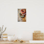 Floral Donut Poster (Küche)