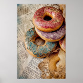 Floral Donut Poster (Vorne)
