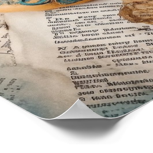 Floral Donut Poster (Ecke)