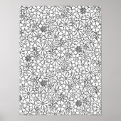 Floral Doodle 2 Poster (Vorne)