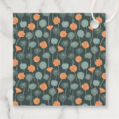 Floral Doodle Custom Hand-Drawn Note Geschenkanhänger (Rückseite)