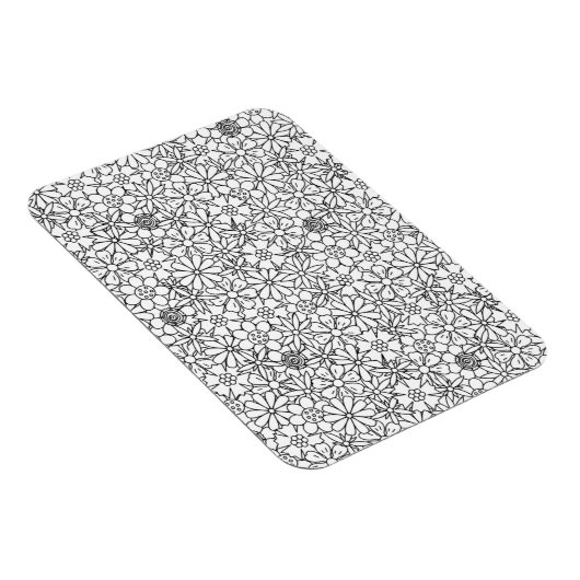 Floral Doodle Magnet (Rechte Seite)