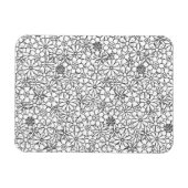 Floral Doodle Magnet (Horizontal)