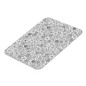 Floral Doodle Magnet (Linke Seite)