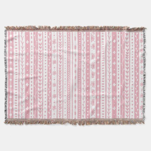Floral doodstreifen decke (Vorderseite)