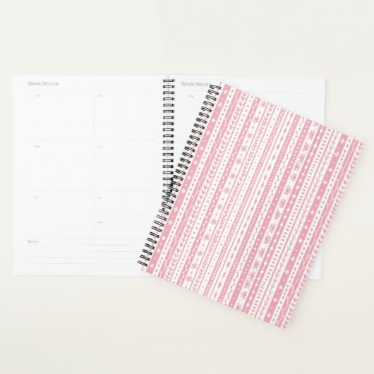 Floral doodstreifen planer (Anzeige)