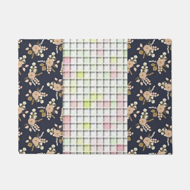 Floral Doormat Fußmatte (Vorderseite)