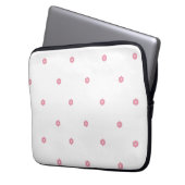 Floral Dot - Cherry Blossom Electronics Bag Laptopschutzhülle (Vorderseite Links)