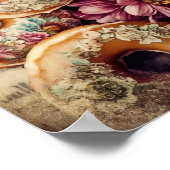 Floral Doughnut Poster (Ecke)
