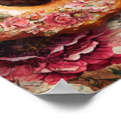 Floral Doughnut Poster (Ecke)