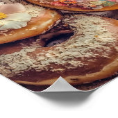 Floral Doughnut Poster (Ecke)