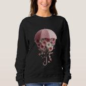 Floral Downpour Bloomfall Sheltered by Spring Wher Sweatshirt (Vorderseite)