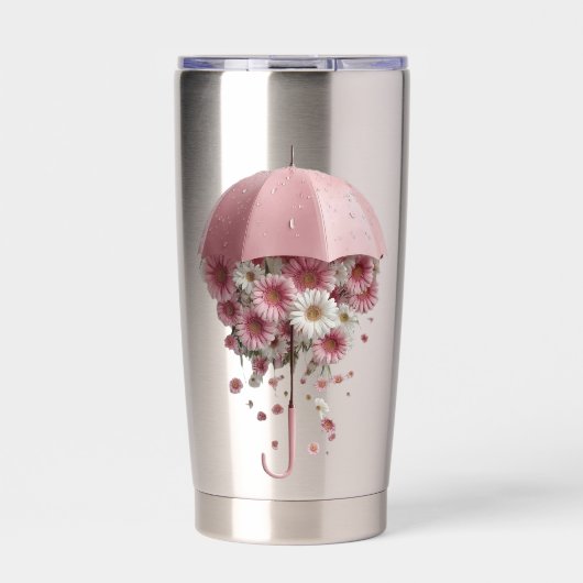 Floral Downpour Bloomfall Sheltered by Spring Wher Thermobecher (Vorderseite)