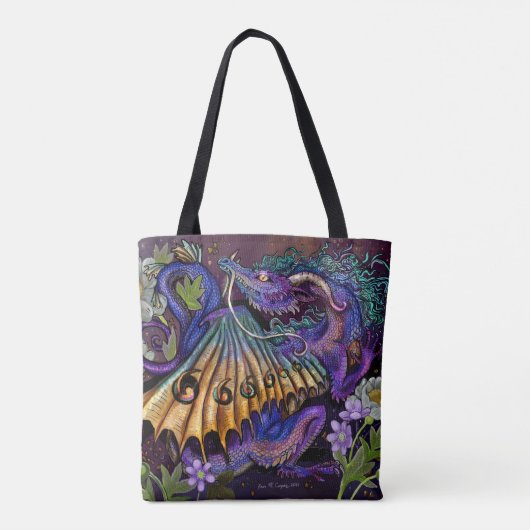 Floral Dragon Tasche (Rückseite)