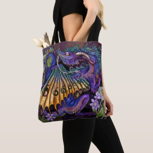 Floral Dragon Tasche