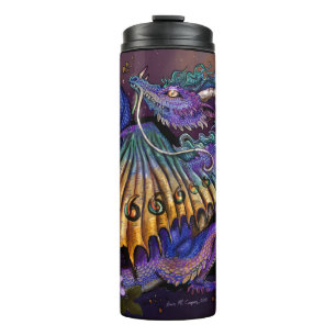 Floral Dragon Thermosbecher