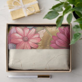 Floral Dragonfly Pastel Ethereal Whimsical Seidenpapier (Geschenk)