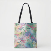 Floral Dragonfly Tasche (Vorderseite)