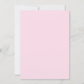 Floral Dream Baby Dusche Einladung (Rückseite)