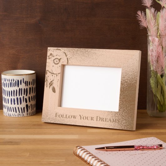 Floral Dream Catcher Geätzte Rahmen (Linke Ecke)