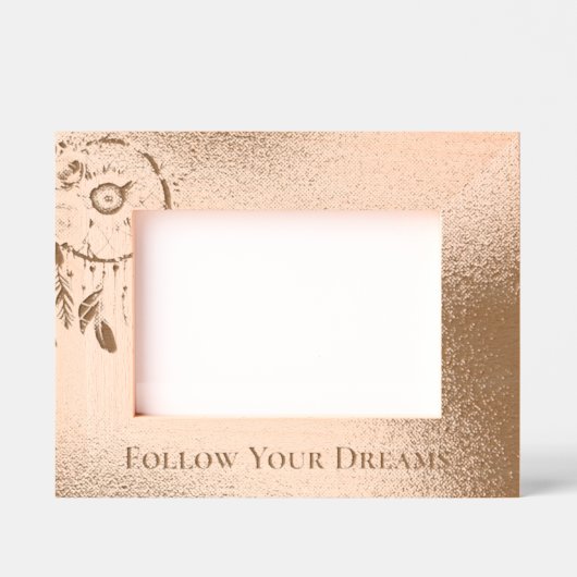 Floral Dream Catcher Geätzte Rahmen (Vorderseite)